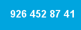 926 452 87 41